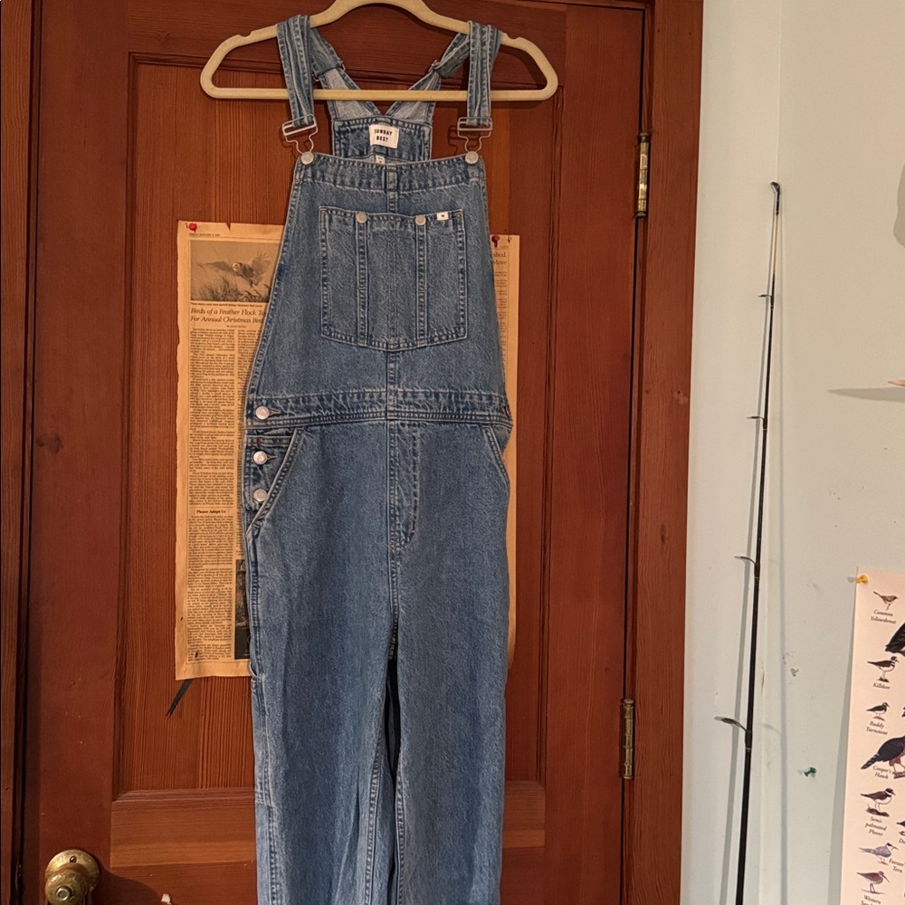 Sunday Best Light Blue Denim carpenter  Overalls